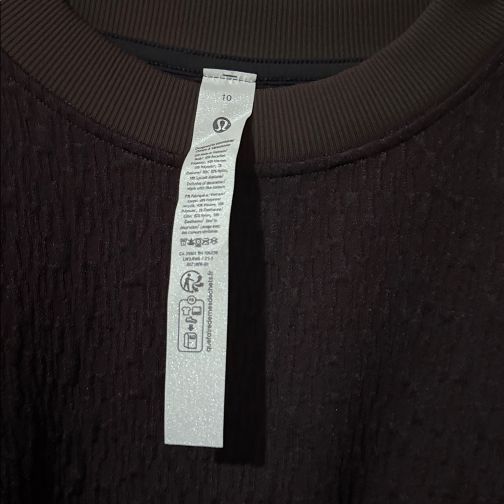 Lululemon Textured Jacquard Crewneck pullover - Picture 6 of 8